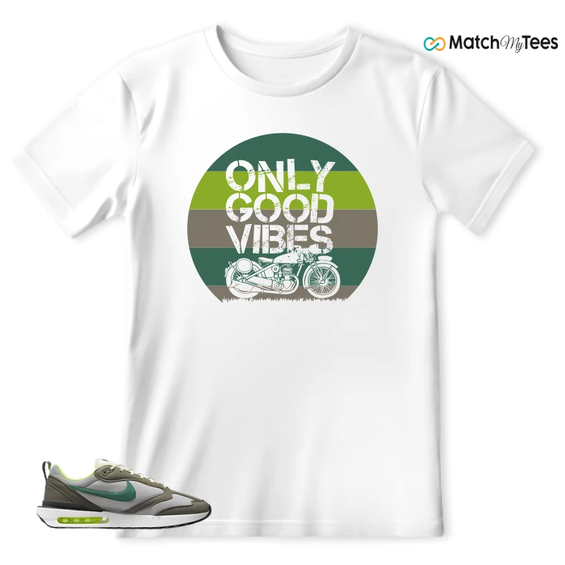 NIKE AIR MAX DAWN OLIVE GREY MALACHITE SNEAKER Matching Tees t-shirt