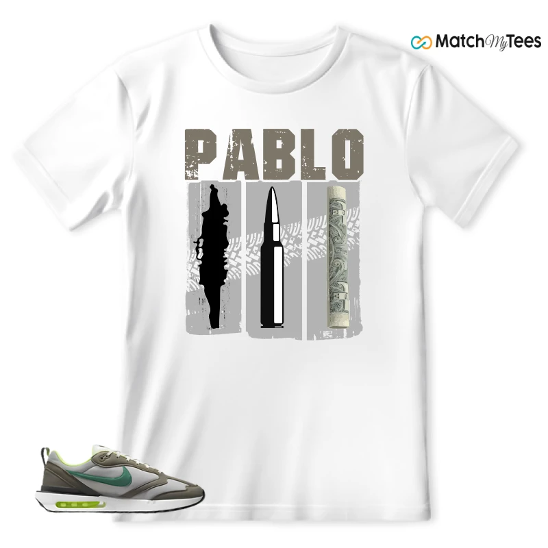 NIKE AIR MAX DAWN OLIVE GREY MALACHITE SNEAKER Matching Tees t-shirt