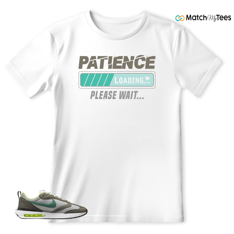 NIKE AIR MAX DAWN OLIVE GREY MALACHITE SNEAKER Matching Tees t-shirt