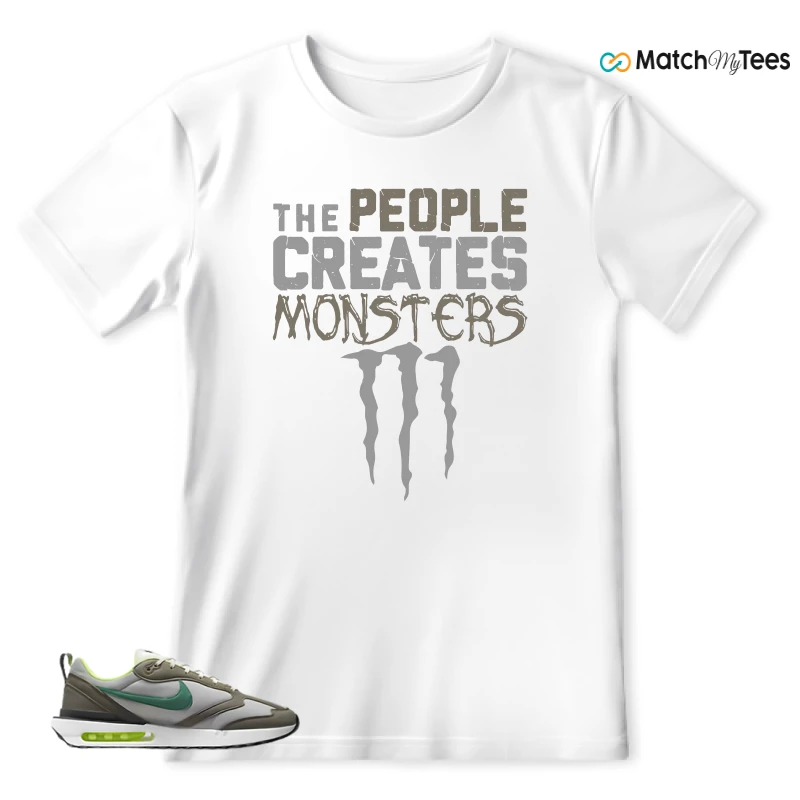 NIKE AIR MAX DAWN OLIVE GREY MALACHITE SNEAKER Matching Tees t-shirt