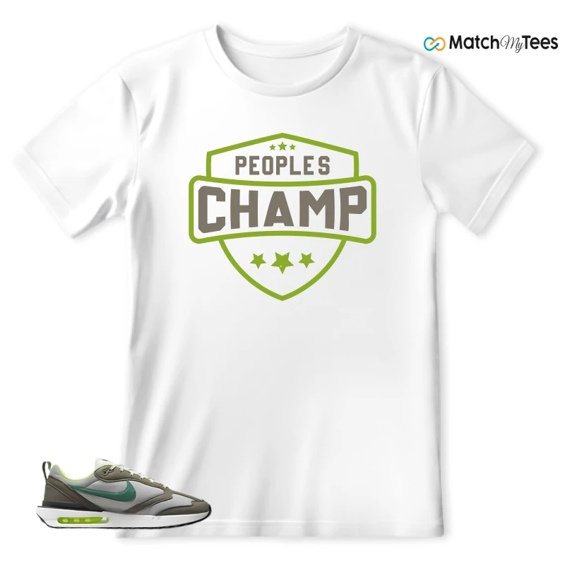 NIKE AIR MAX DAWN OLIVE GREY MALACHITE SNEAKER Matching Tees t-shirt