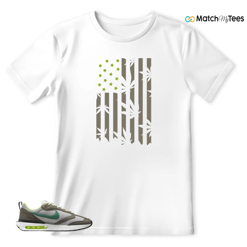 NIKE AIR MAX DAWN OLIVE GREY MALACHITE SNEAKER Matching Tees t-shirt