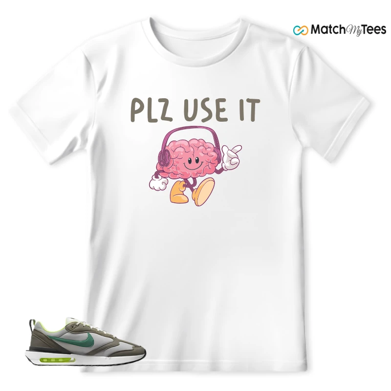 NIKE AIR MAX DAWN OLIVE GREY MALACHITE SNEAKER Matching Tees t-shirt