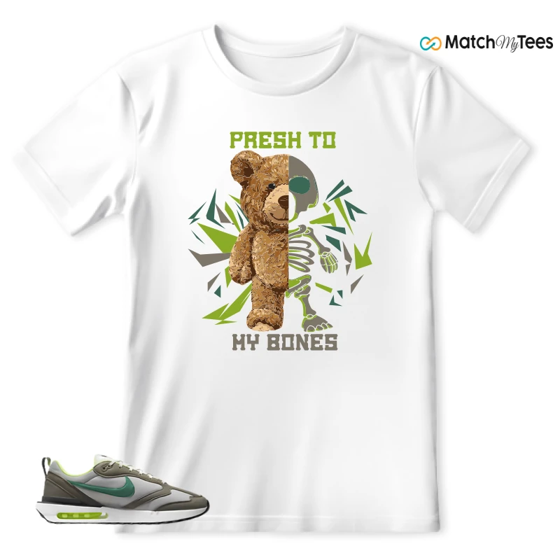 NIKE AIR MAX DAWN OLIVE GREY MALACHITE SNEAKER Matching Tees t-shirt