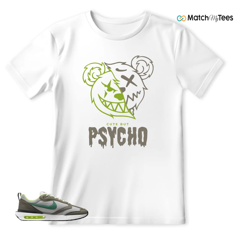 NIKE AIR MAX DAWN OLIVE GREY MALACHITE SNEAKER Matching Tees t-shirt