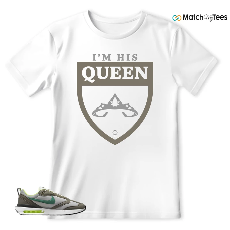 NIKE AIR MAX DAWN OLIVE GREY MALACHITE SNEAKER Matching Tees t-shirt