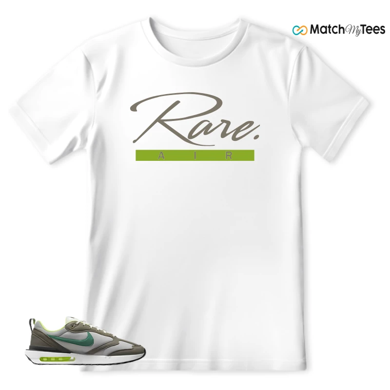 NIKE AIR MAX DAWN OLIVE GREY MALACHITE SNEAKER Matching Tees t-shirt