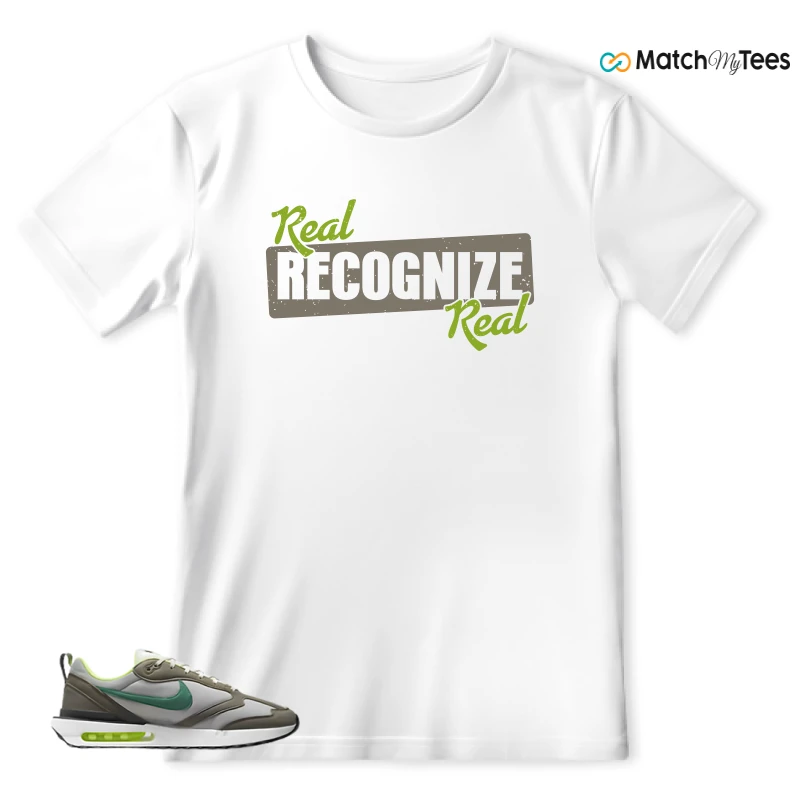 NIKE AIR MAX DAWN OLIVE GREY MALACHITE SNEAKER Matching Tees t-shirt