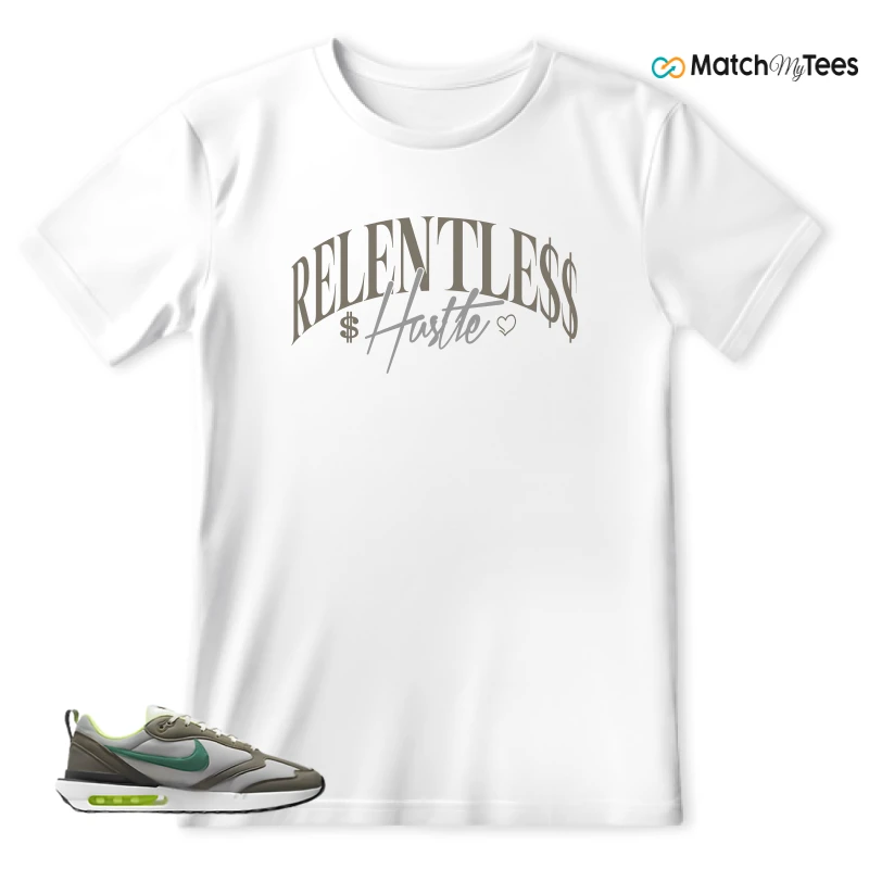 NIKE AIR MAX DAWN OLIVE GREY MALACHITE SNEAKER Matching Tees t-shirt
