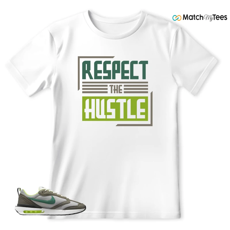 NIKE AIR MAX DAWN OLIVE GREY MALACHITE SNEAKER Matching Tees t-shirt