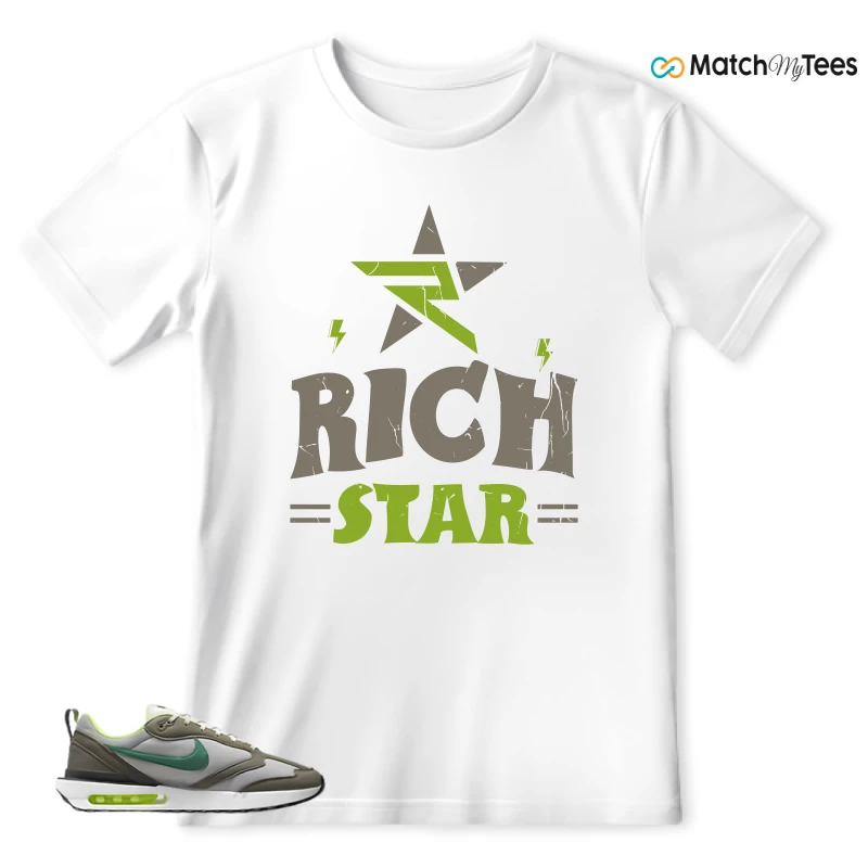 NIKE AIR MAX DAWN OLIVE GREY MALACHITE SNEAKER Matching Tees t-shirt