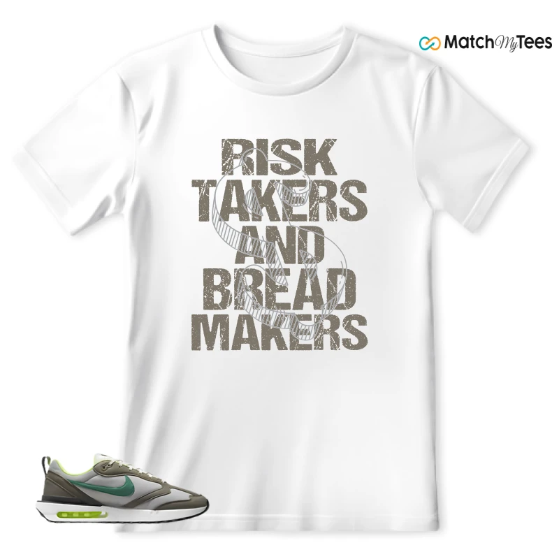 NIKE AIR MAX DAWN OLIVE GREY MALACHITE SNEAKER Matching Tees t-shirt