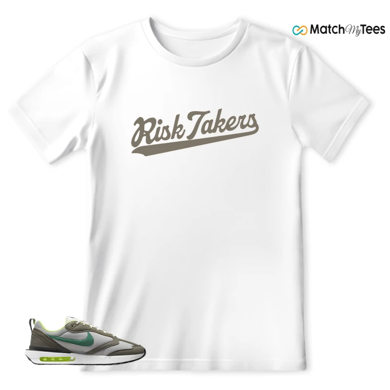 NIKE AIR MAX DAWN OLIVE GREY MALACHITE SNEAKER Matching Tees t-shirt