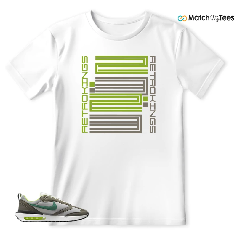 NIKE AIR MAX DAWN OLIVE GREY MALACHITE SNEAKER Matching Tees t-shirt