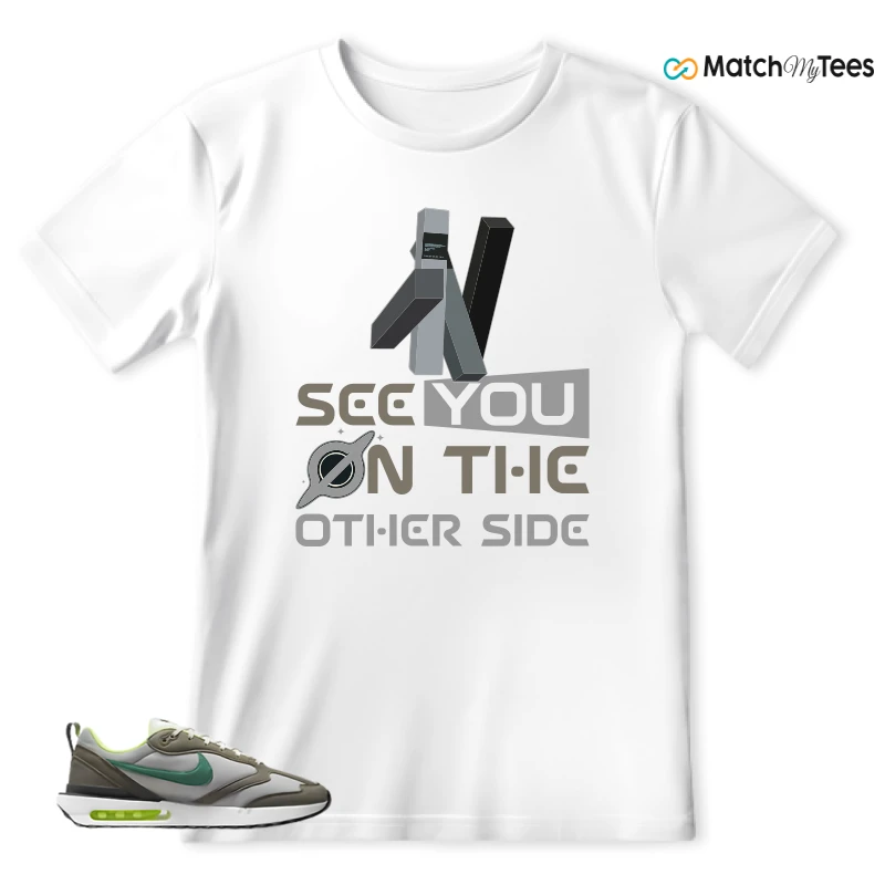 NIKE AIR MAX DAWN OLIVE GREY MALACHITE SNEAKER Matching Tees t-shirt