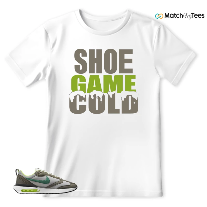 NIKE AIR MAX DAWN OLIVE GREY MALACHITE SNEAKER Matching Tees t-shirt