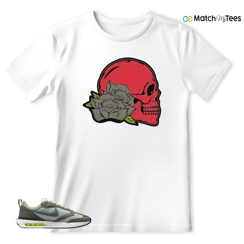 NIKE AIR MAX DAWN OLIVE GREY MALACHITE SNEAKER Matching Tees t-shirt