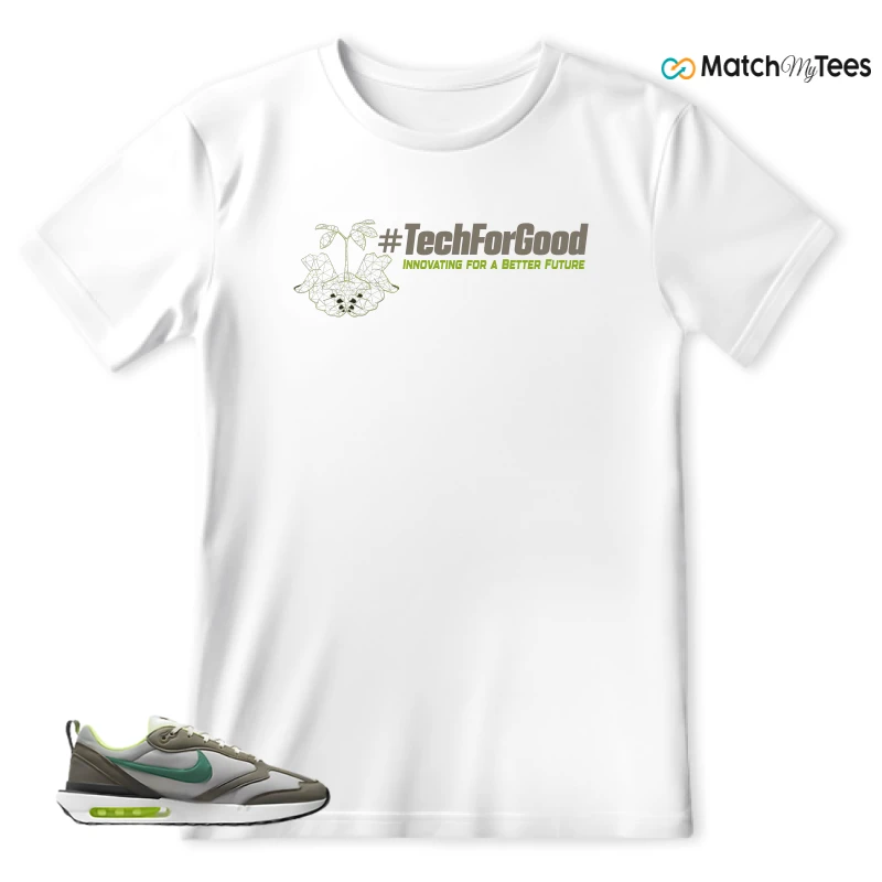 NIKE AIR MAX DAWN OLIVE GREY MALACHITE SNEAKER Matching Tees t-shirt