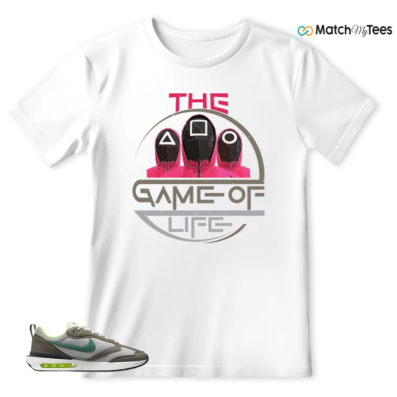 NIKE AIR MAX DAWN OLIVE GREY MALACHITE SNEAKER Matching Tees t-shirt
