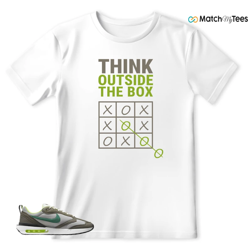 NIKE AIR MAX DAWN OLIVE GREY MALACHITE SNEAKER Matching Tees t-shirt