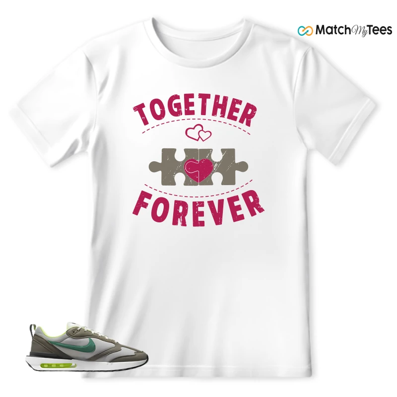 NIKE AIR MAX DAWN OLIVE GREY MALACHITE SNEAKER Matching Tees t-shirt