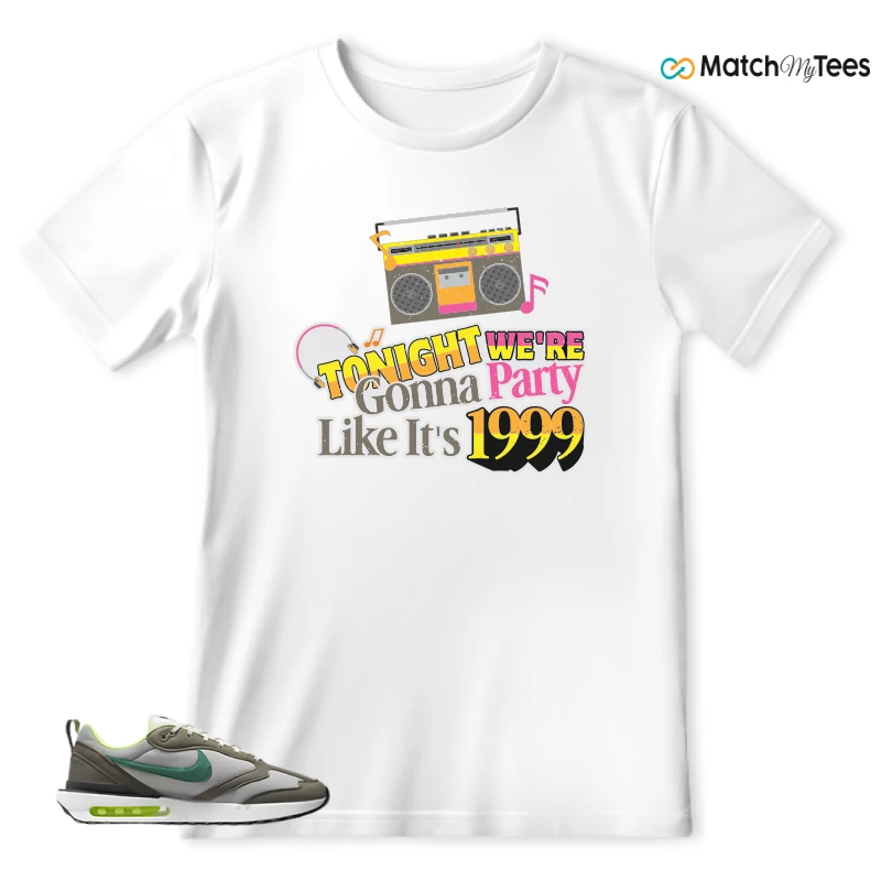NIKE AIR MAX DAWN OLIVE GREY MALACHITE SNEAKER Matching Tees t-shirt