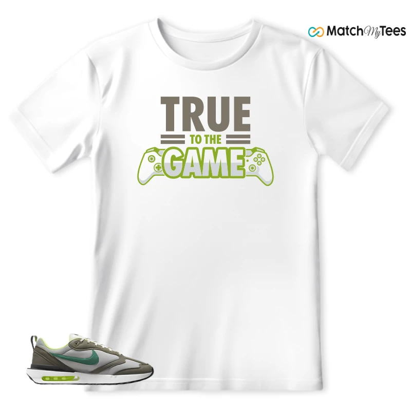 NIKE AIR MAX DAWN OLIVE GREY MALACHITE SNEAKER Matching Tees t-shirt