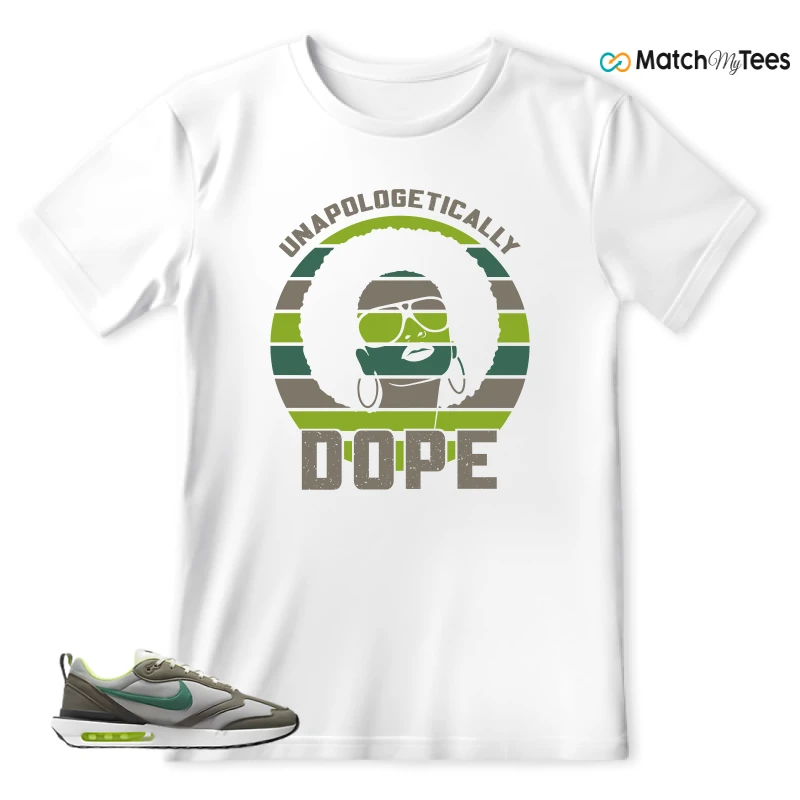 NIKE AIR MAX DAWN OLIVE GREY MALACHITE SNEAKER Matching Tees t-shirt