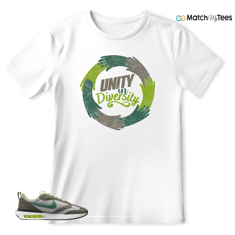 NIKE AIR MAX DAWN OLIVE GREY MALACHITE SNEAKER Matching Tees t-shirt