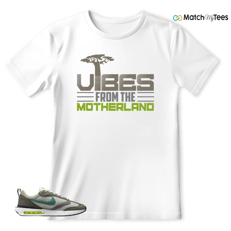NIKE AIR MAX DAWN OLIVE GREY MALACHITE SNEAKER Matching Tees t-shirt
