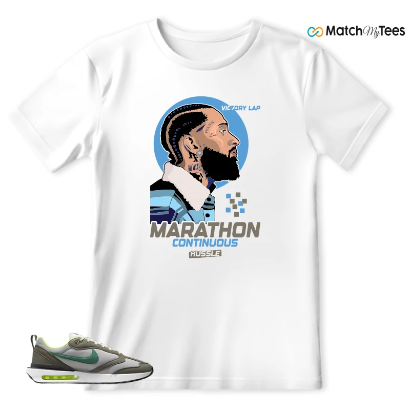 NIKE AIR MAX DAWN OLIVE GREY MALACHITE SNEAKER Matching Tees t-shirt