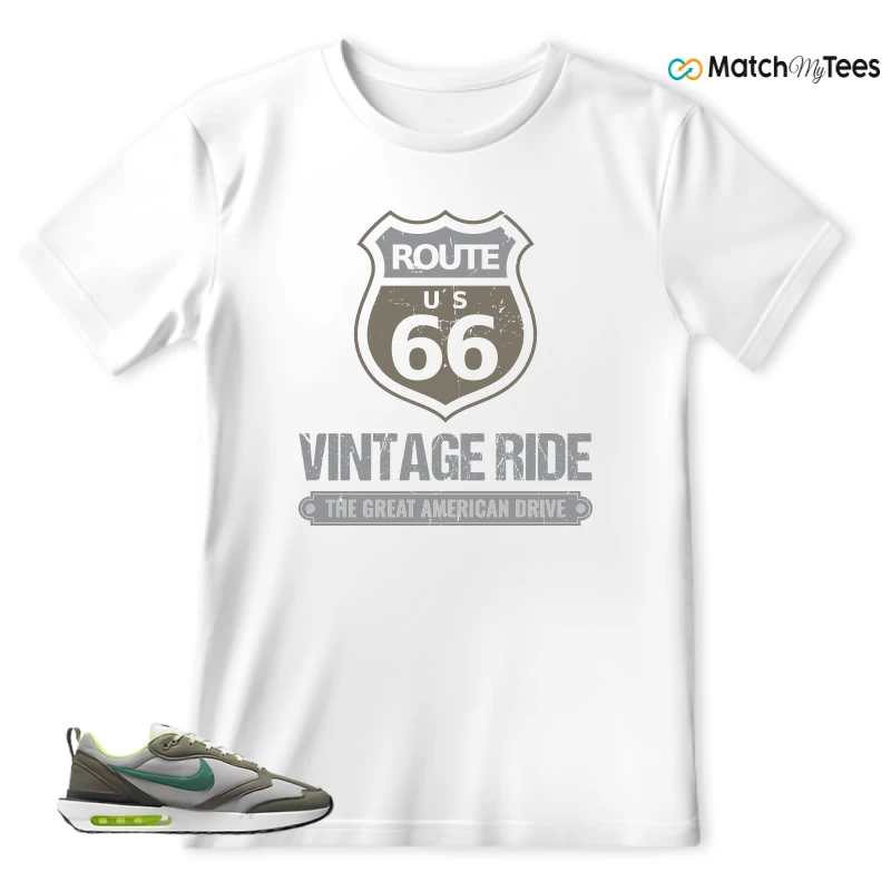 NIKE AIR MAX DAWN OLIVE GREY MALACHITE SNEAKER Matching Tees t-shirt