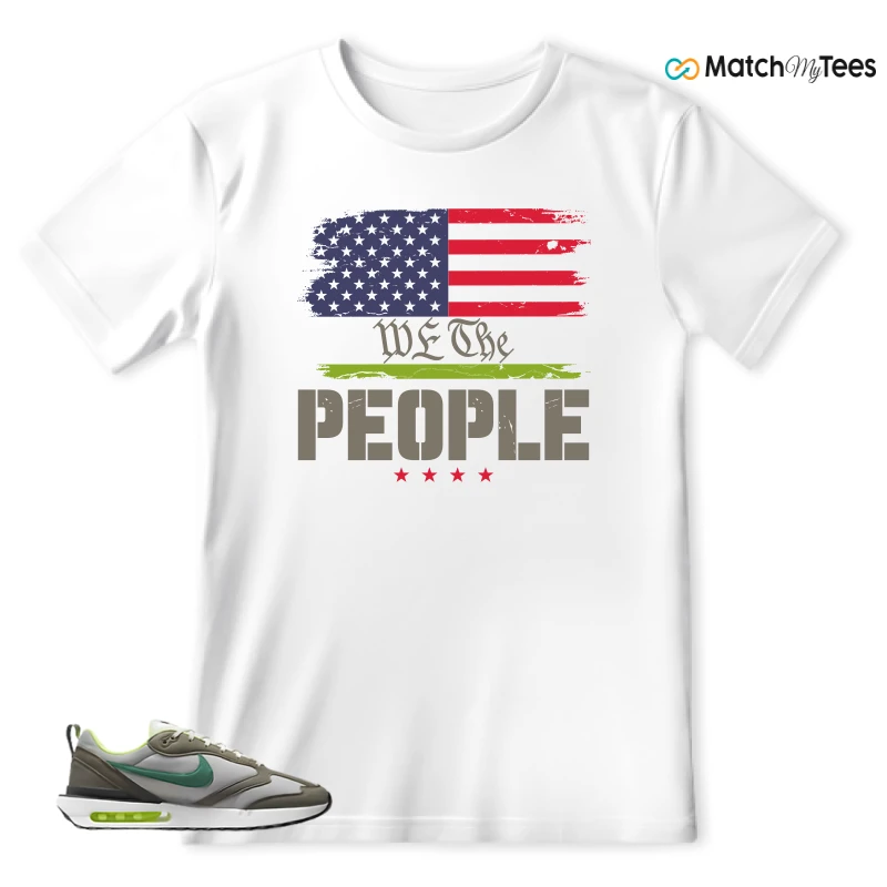 NIKE AIR MAX DAWN OLIVE GREY MALACHITE SNEAKER Matching Tees t-shirt