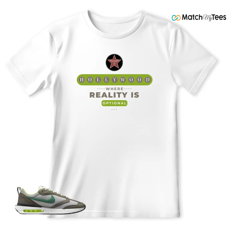 NIKE AIR MAX DAWN OLIVE GREY MALACHITE SNEAKER Matching Tees t-shirt