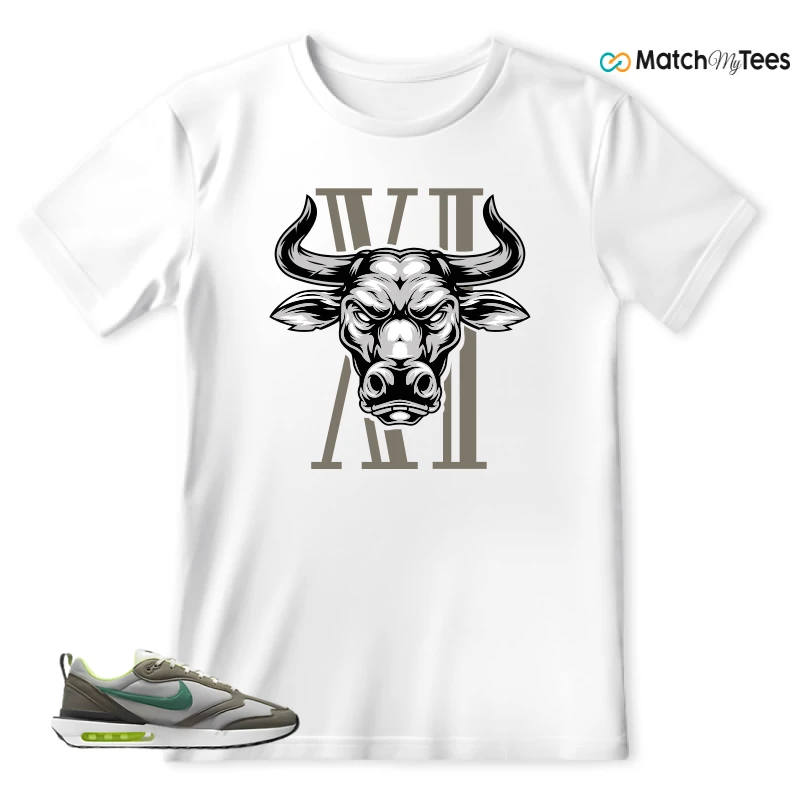 NIKE AIR MAX DAWN OLIVE GREY MALACHITE SNEAKER Matching Tees t-shirt