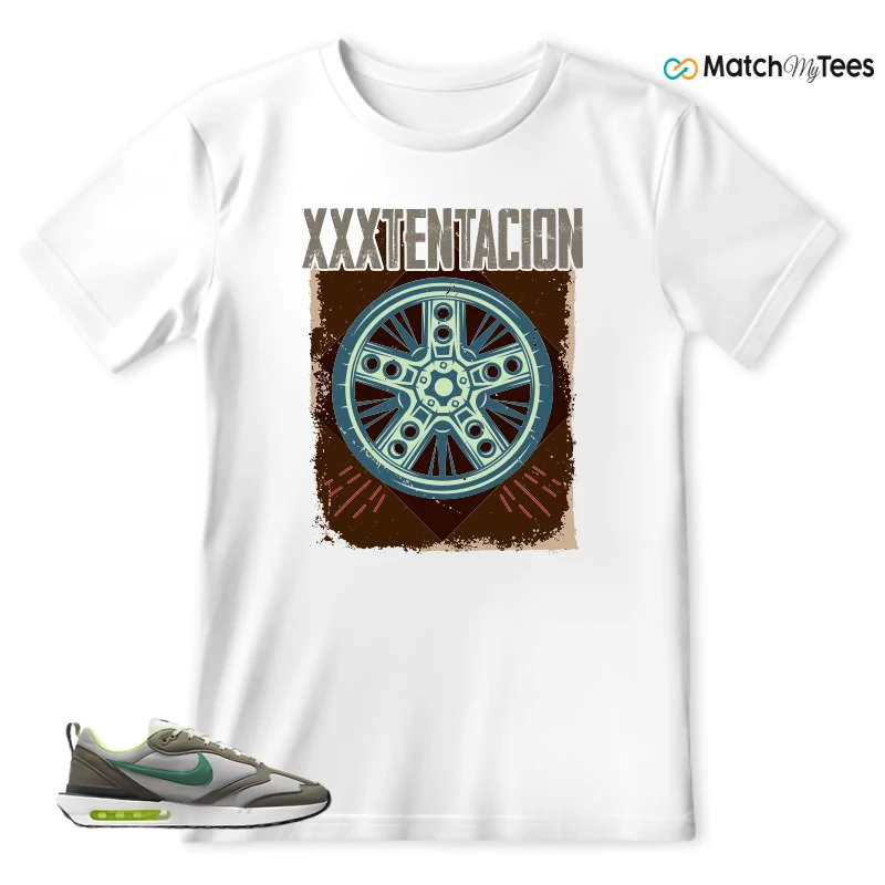 NIKE AIR MAX DAWN OLIVE GREY MALACHITE SNEAKER Matching Tees t-shirt