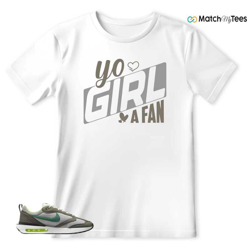 NIKE AIR MAX DAWN OLIVE GREY MALACHITE SNEAKER Matching Tees t-shirt