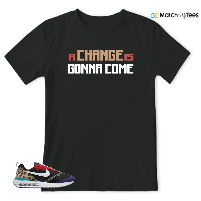 NIKE AIR MAX DAWN SE BLACK SAFARI ANIMAL (WOMEN'S) SNEAKER Matching Tees t-shirt