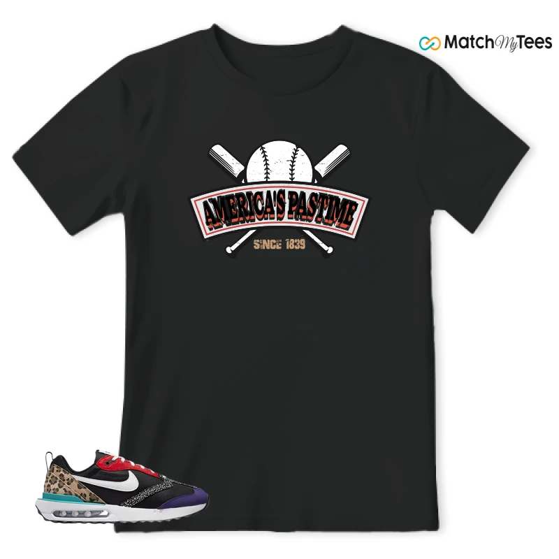 NIKE AIR MAX DAWN SE BLACK SAFARI ANIMAL (WOMEN'S) SNEAKER Matching Tees t-shirt