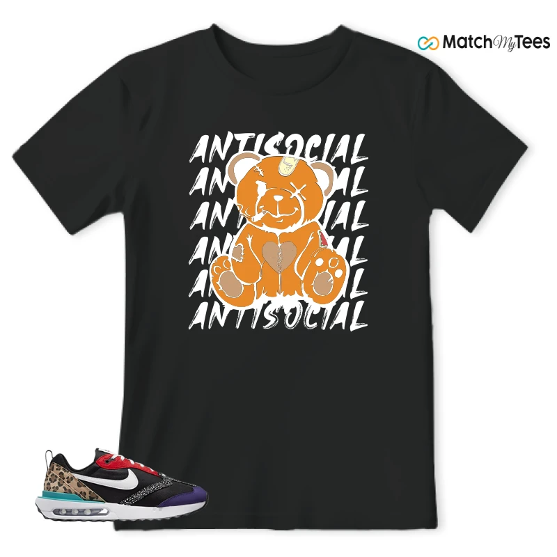 NIKE AIR MAX DAWN SE BLACK SAFARI ANIMAL (WOMEN'S) SNEAKER Matching Tees t-shirt