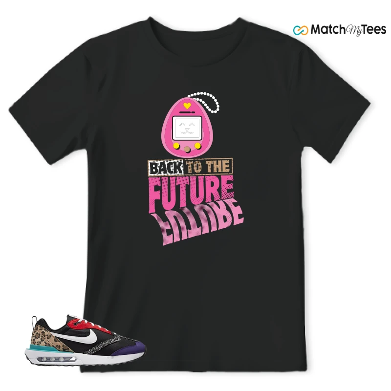 NIKE AIR MAX DAWN SE BLACK SAFARI ANIMAL (WOMEN'S) SNEAKER Matching Tees t-shirt