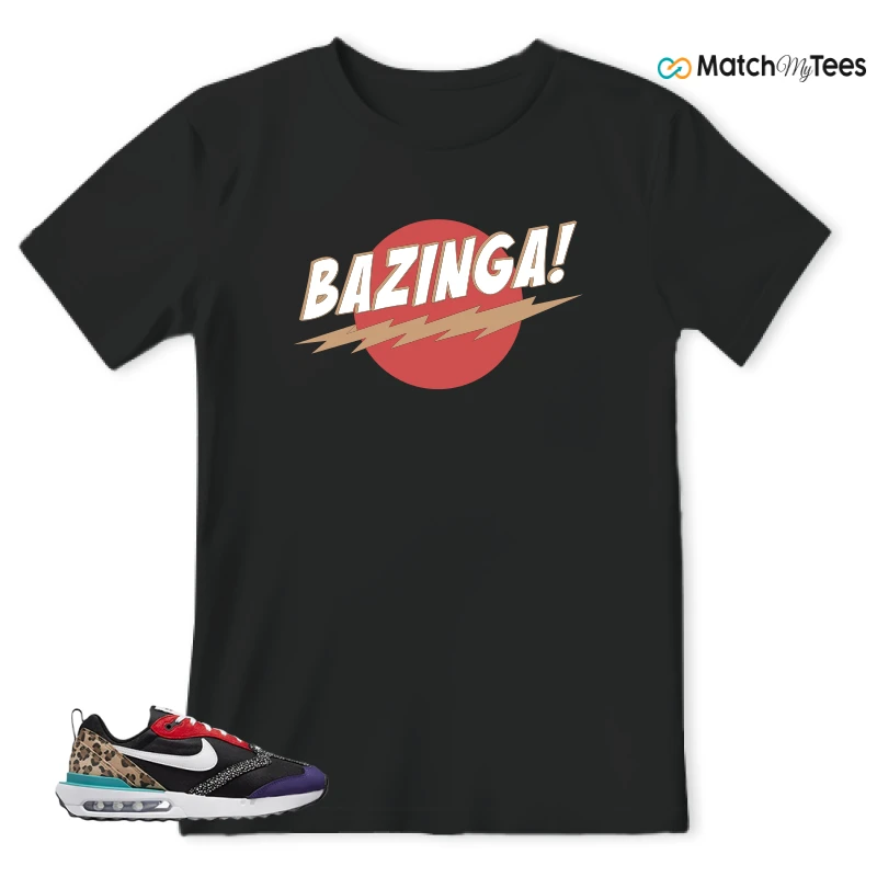 NIKE AIR MAX DAWN SE BLACK SAFARI ANIMAL (WOMEN'S) SNEAKER Matching Tees t-shirt