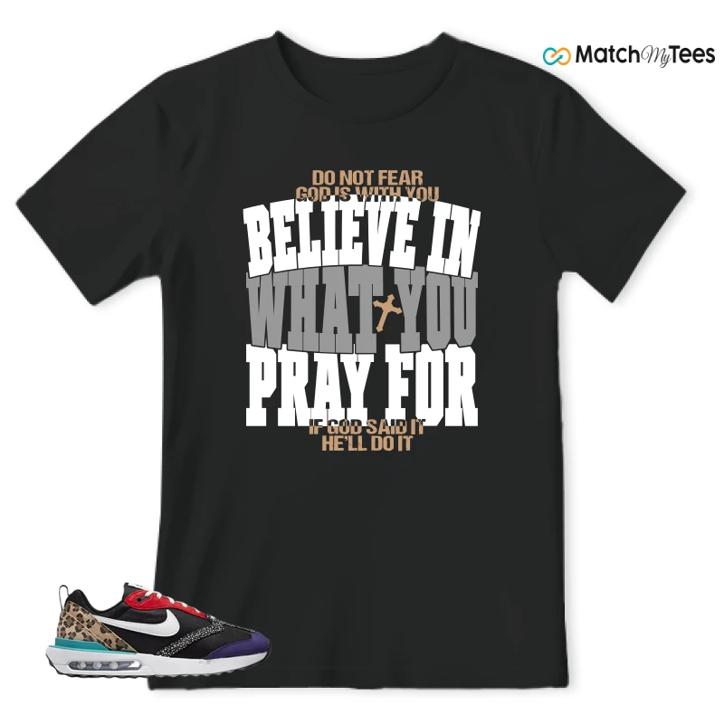 NIKE AIR MAX DAWN SE BLACK SAFARI ANIMAL (WOMEN'S) SNEAKER Matching Tees t-shirt