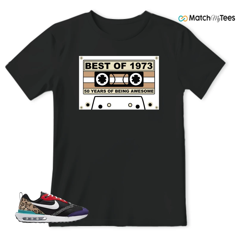 NIKE AIR MAX DAWN SE BLACK SAFARI ANIMAL (WOMEN'S) SNEAKER Matching Tees t-shirt