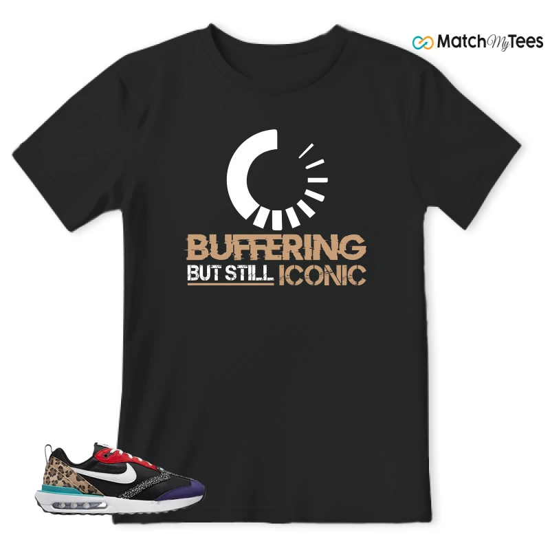NIKE AIR MAX DAWN SE BLACK SAFARI ANIMAL (WOMEN'S) SNEAKER Matching Tees t-shirt