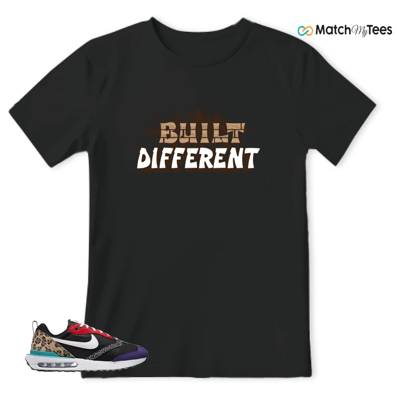 NIKE AIR MAX DAWN SE BLACK SAFARI ANIMAL (WOMEN'S) SNEAKER Matching Tees t-shirt