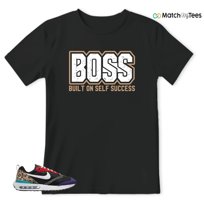 NIKE AIR MAX DAWN SE BLACK SAFARI ANIMAL (WOMEN'S) SNEAKER Matching Tees t-shirt