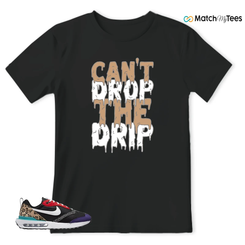 NIKE AIR MAX DAWN SE BLACK SAFARI ANIMAL (WOMEN'S) SNEAKER Matching Tees t-shirt