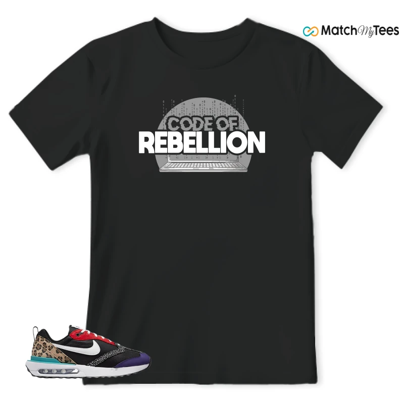 NIKE AIR MAX DAWN SE BLACK SAFARI ANIMAL (WOMEN'S) SNEAKER Matching Tees t-shirt