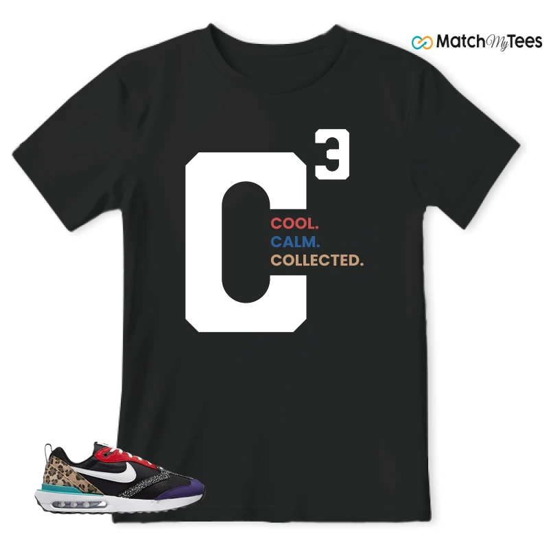 NIKE AIR MAX DAWN SE BLACK SAFARI ANIMAL (WOMEN'S) SNEAKER Matching Tees t-shirt